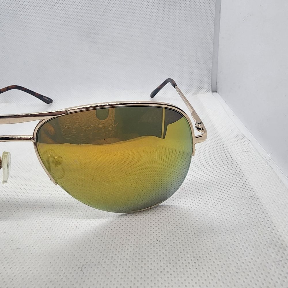 Steve Madden Gold & Tortoiseshell Aviator Sunglasses - Picture 7 of 12